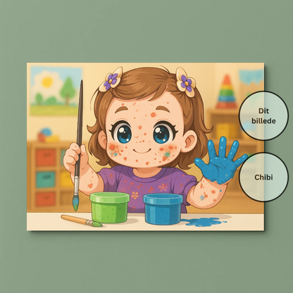 Personlig Plakat - Chibi Style