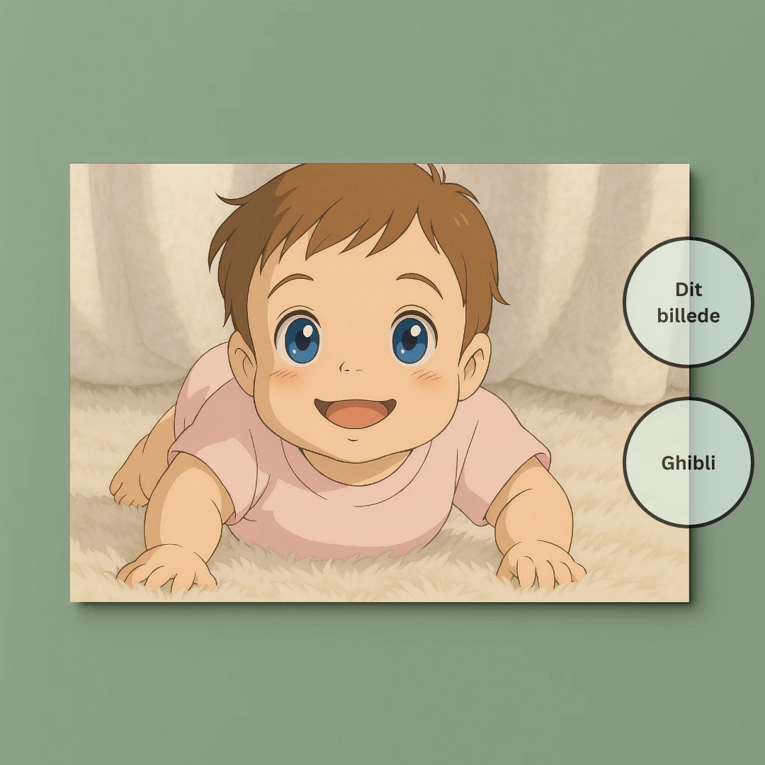 Personlig Plakat - Ghibli Style