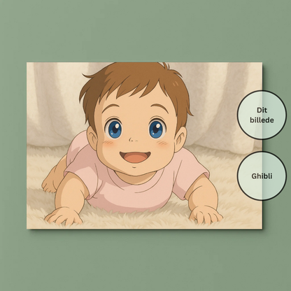 Personlig Plakat - Ghibli Style