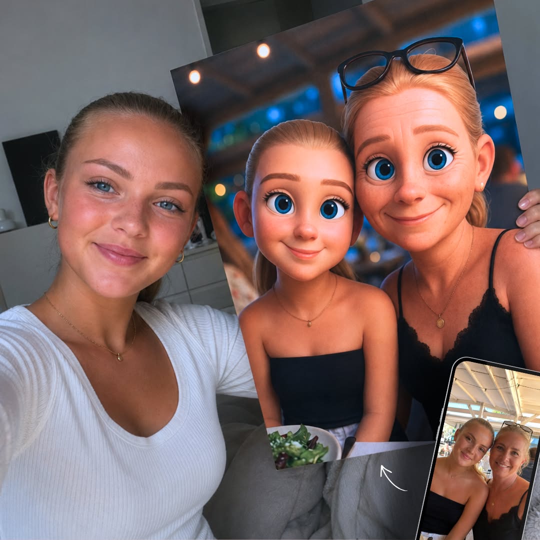 Figur Style plakat i hjemmet - personlig AI-genereret vægdekoration